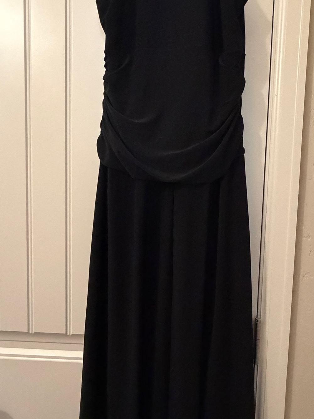 Nine West Black High-Neck Camisole with Draped Back